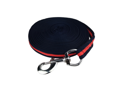 Cameo Equine Red / Navy / Red Elite Lunge Line
