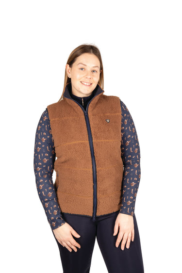Hy Equestrian Elevate Style Teddy Fleece Gilet