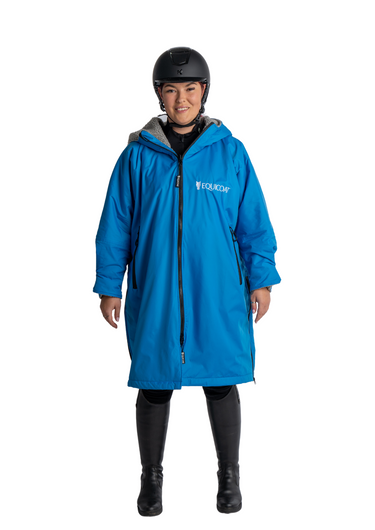 Buy Reincoat Adults Blue Waterproof Dry Robe| Online for Equine