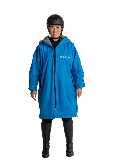 Equicoat Adults Blue Waterproof Dry Robe