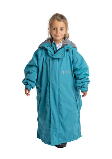 Buy Equicoat Pro Kids Teal Waterproof Dry Robe | Online for Equine