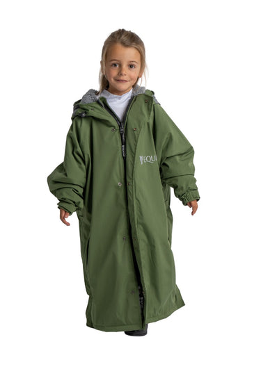 Buy Reincoat Pro Kids Green Waterproof Dry Robe| Online for Equine