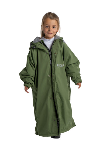 Buy Reincoat Pro Kids Green Waterproof Dry Robe| Online for Equine