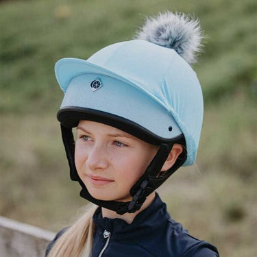 Buy Charles Owen Harlow JS1 Pro Pastel Blue Jockey Skull|Online for Equine