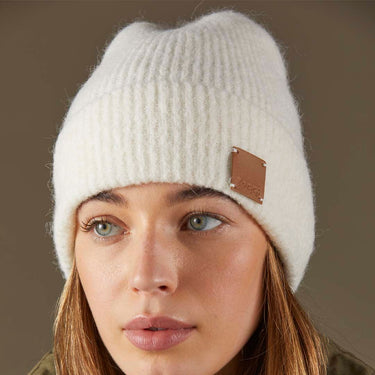 Toggi Birch Wool Mix Pom Pom Hat-Snow White