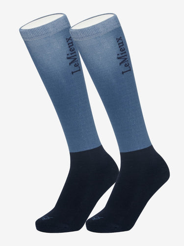 Buy LeMieux AW23 Competition Socks Atlantic - Large (UK 8 - 12)| Online for Equine