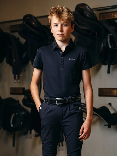 Buy LeMieux Young Rider Boys Breech Navy | Online for Equine