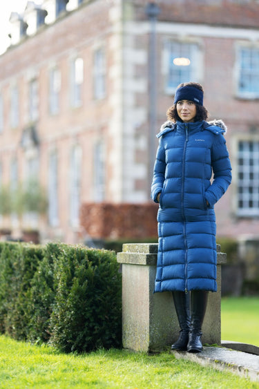 Buy LeMieux Atlantic Blue Harper Longline Puffer Coat - UK 6| Online for Equine