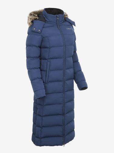 Buy LeMieux Atlantic Blue Harper Longline Puffer Coat - UK 6| Online for Equine