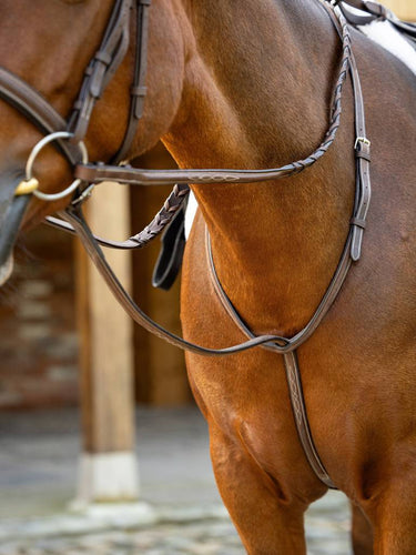 LeMieux Hunter Standing Martingale Havana/Silver