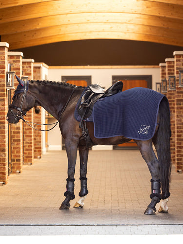 LeMieux Navy Arika Clima-Tek Quarter Sheet