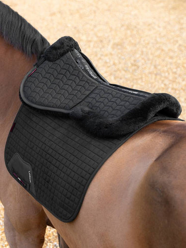 LeMieux Merino+ ProSorb 2 Pocket Half Pad Black/Black