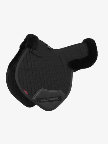 LeMieux Merino+ Half Lined Close Contact Numnah Black/Black