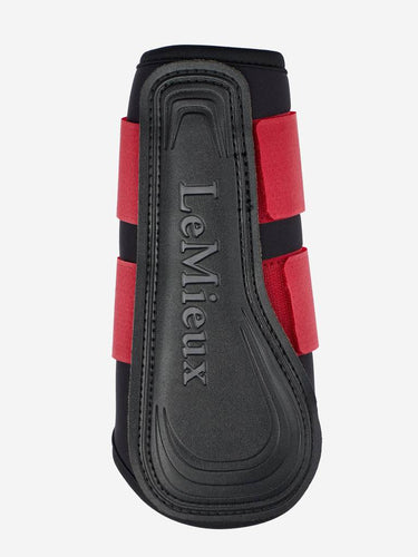 Buy LeMieux Chilli Red Grafter Brushing Boots| Online for Equine