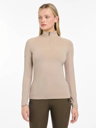 LeMieux Ladies Halle Sunstopper Lightweight Base Layer Almond