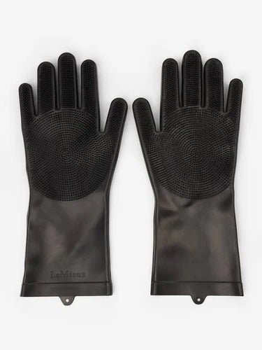 LeMieux Washing Gloves Black