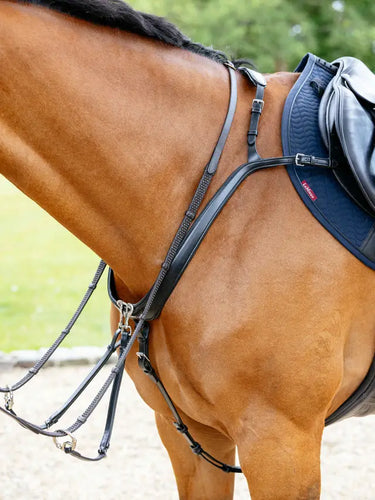 LeMieux Kudos Bridge Breastplate Black