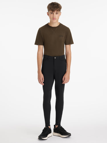 LeMieux Young Rider Boys Sports Breeches Black