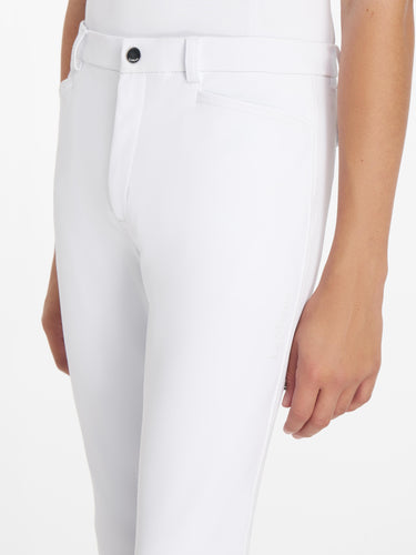 LeMieux Young Rider Boys Sports Breeches White