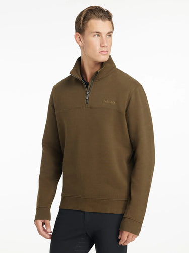 LeMieux Mens Quarter Neck Sweat Alpine