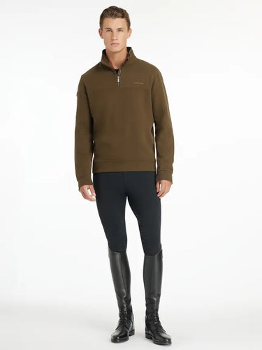 LeMieux Mens Quarter Neck Sweat Alpine