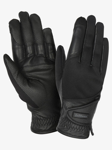 LeMieux Hybrid Riding Gloves Black