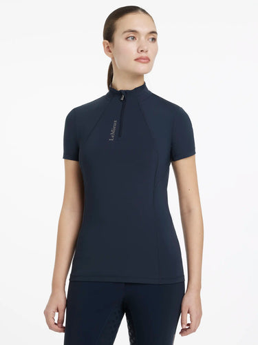 LeMieux Classique Short Sleeve Base Layer Navy