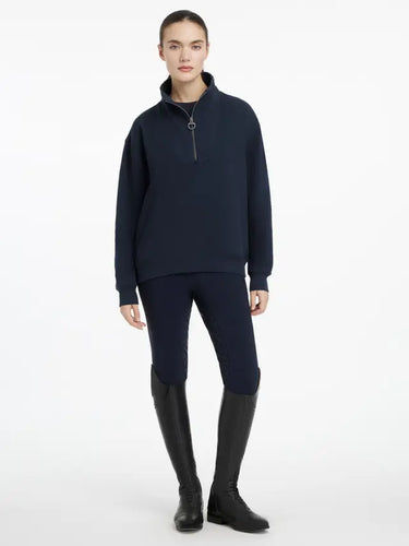 LeMieux Keira Quarter Neck Sweat Navy