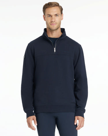 LeMieux Mens Quarter Neck Sweat Navy| Online For Equine
