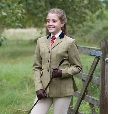 Buy Equetech Foxbury Deluxe Junior Tweed Riding Jacket| Online for Equine