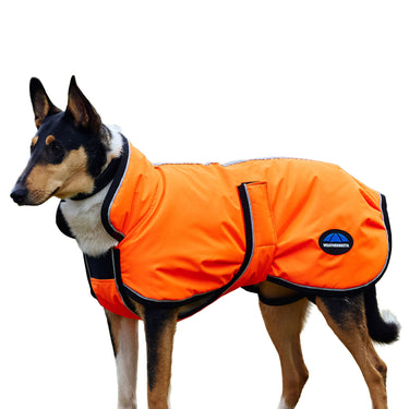 Buy Weatherbeeta Comfitec Reflective 300D Deluxe Showerproof Dog Coat Orange | Online for Equine