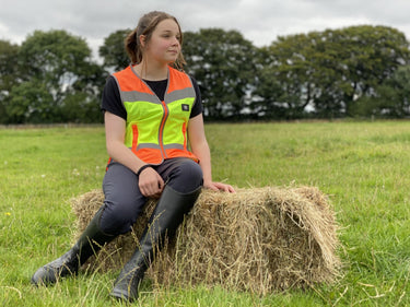 Buy Equisafety Multi Colour Childs Hi Vis Waistcoat| Online for Equine