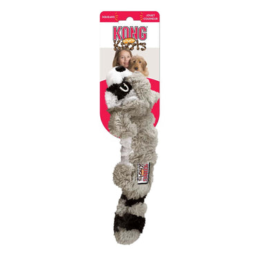 Kong Scrunch Knots Raccoon Toy