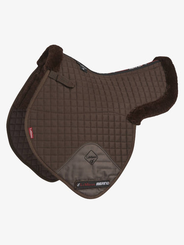Buy LeMieux Merino+ Half Lined Brown Close Contact Jump Numnah| Online for Equine