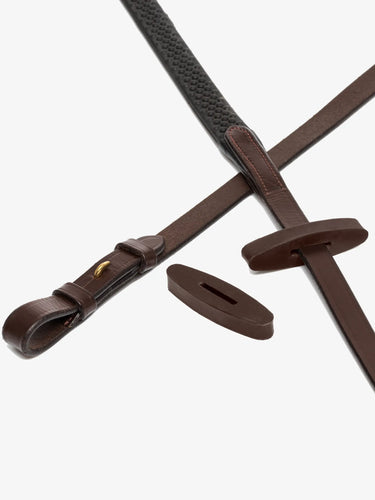 LeMieux Rubber Rein Stoppers Brown