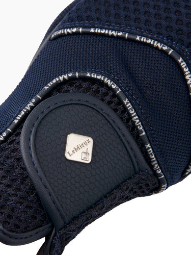 Buy Le Mieux 3D Mesh Navy Riding Gloves | Online for Equine