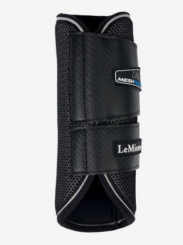 Buy Le Mieux Carbon Mesh Wrap Boots Black | Online for Equine
