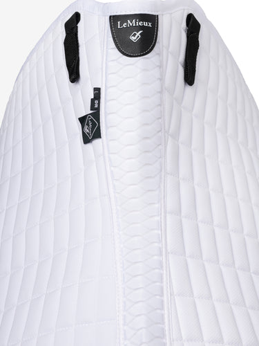 LeMieux White Self Cooling Dressage Saddle Pad