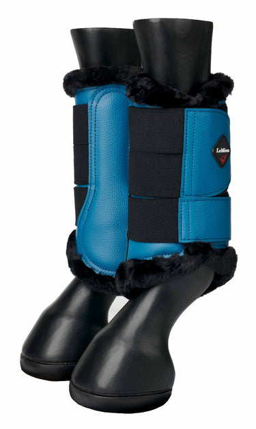 Buy the Le Mieux Marine Fleece Lined Brushing Boots | Online for Equine