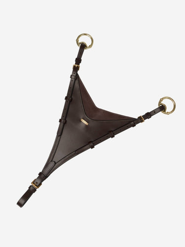 Buy LeMieux Kudos Bib Martingale Attachment Brown/Brass| Online for Equine