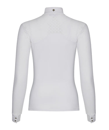 Le Mieux Olivia White Long Sleeved Show Shirt