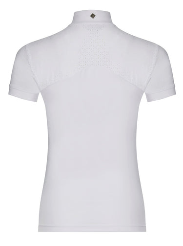 Le Mieux Olivia White Short Sleeved Show Shirt