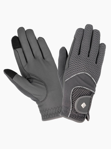 Buy Le Mieux 3D Mesh Grey Riding Gloves | Online for Equine