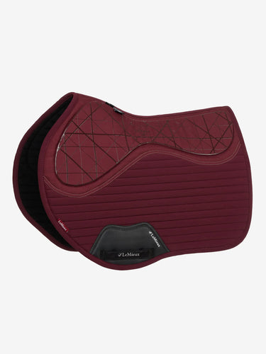 LeMieux Soft Shell Anti Slip EuroJump Square Burgundy