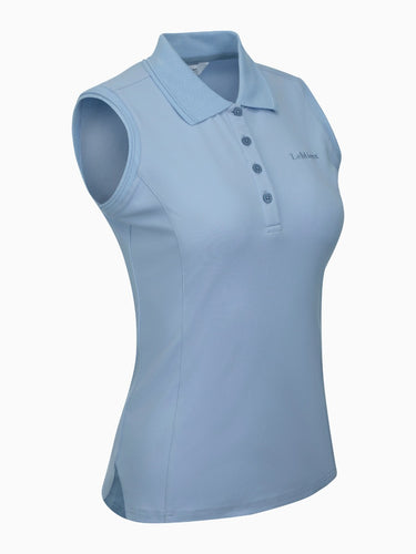 Buy Le Mieux SS23 Ladies Sleeveless Polo Shirt Denim | Online for Equine