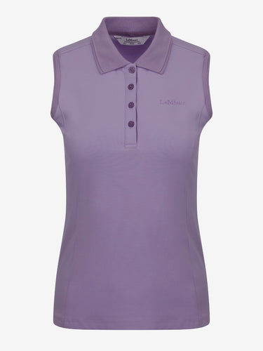 Buy Le Mieux SS23 Ladies Sleeveless Polo Shirt Iris | Online for Equine