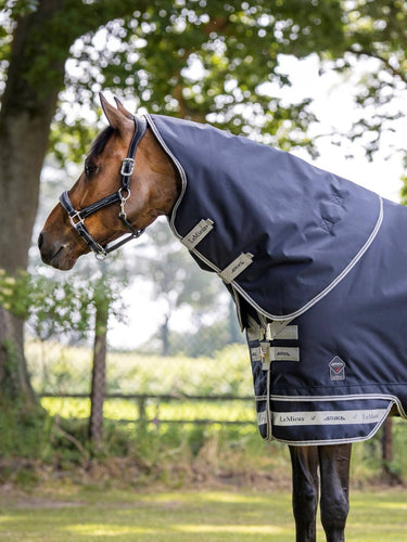 Buy Le Mieux Arika Featherweight Neck Cover 0g Navy | Online for Equine