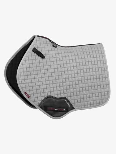 LeMieux Luxury Suede Close Contact Jump Square Grey