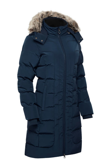 Buy the Le Mieux Loire Three Quarter Navy Coat | Online for Equine