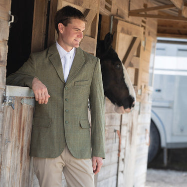 Buy Equetech Mens Thornborough Classic Tweed Riding Jacket | Online for Equine